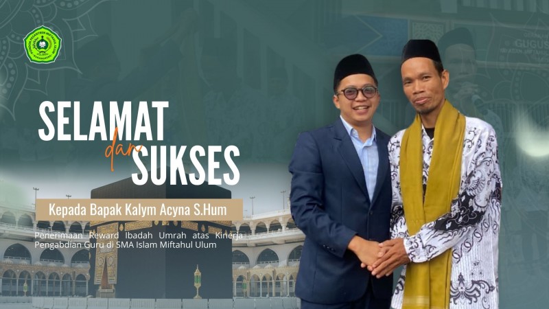 Selamat dan Sukses Penerimaan Reward Ibadah Umrah